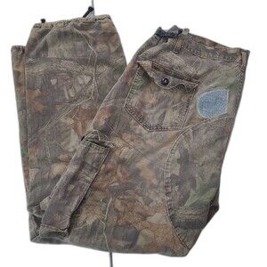 Vtg Walls Workwear Camo Pants XL Distressed Patchwork